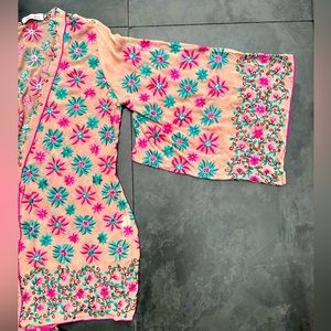 Lolita Jaca, Silk Floral Print Kimono Wrap